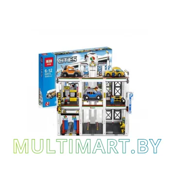 Конструктор Lepin 02073 Городской гараж (1045 деталей) картинка 2